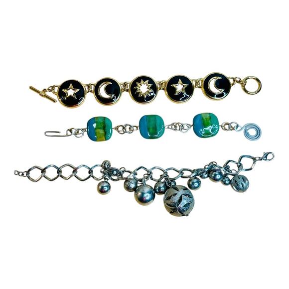 Bracelets Lot Silver Tone Gold Tone Various Occasions Styles Statement - Picture 1 of 8